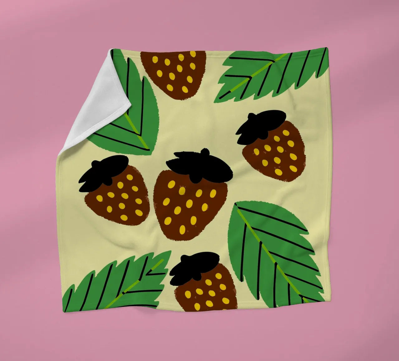 Fragole coperta in pile da TRENDY POSTER SHOP
