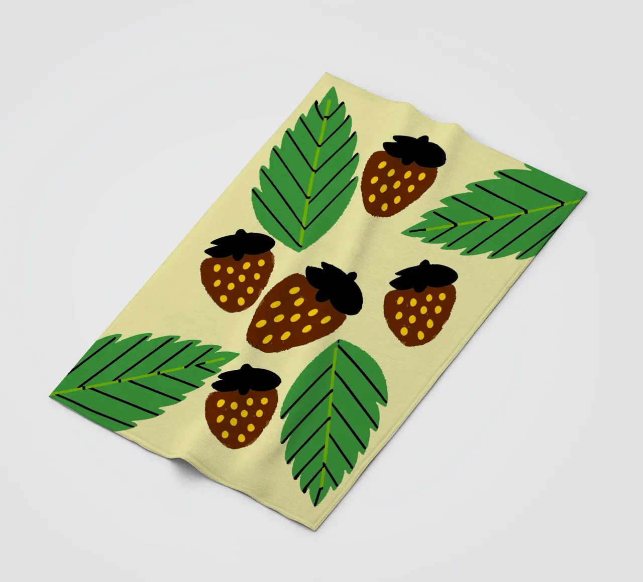 Fragole coperta in pile da TRENDY POSTER SHOP