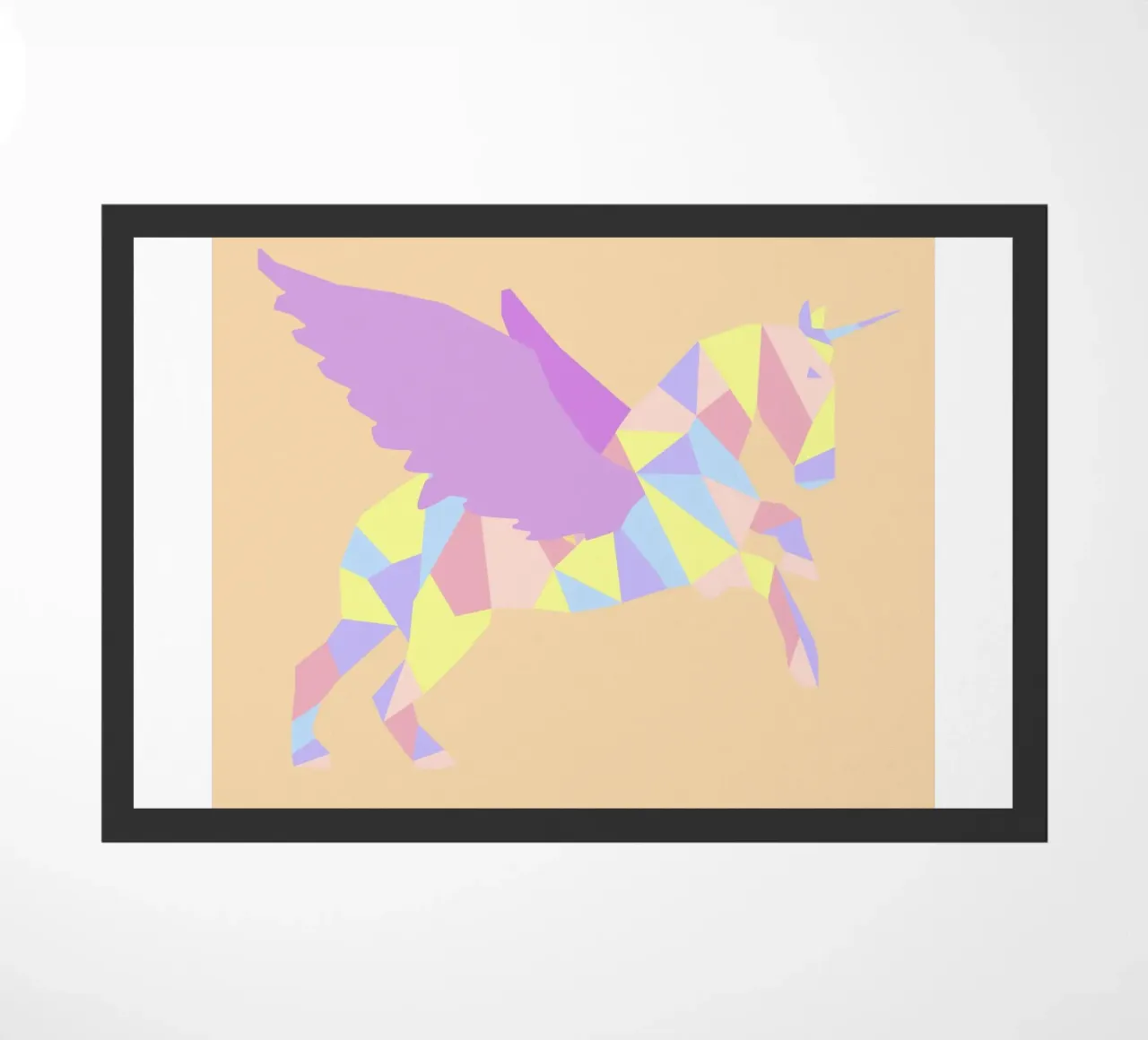 Unicorn. (mehrere Varianten verfügbar) felpudo de FRICKE DESIGN