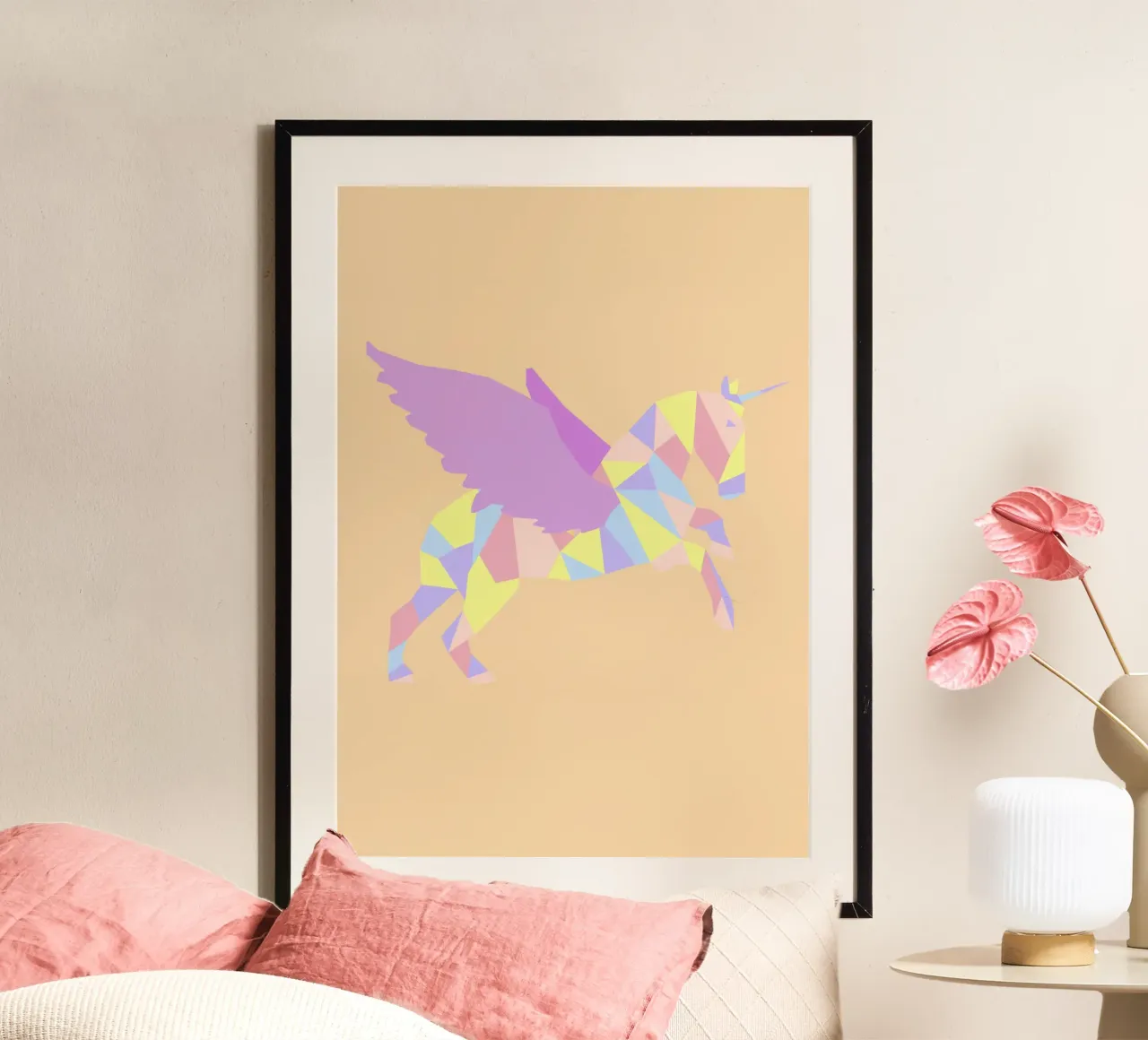 Unicorn. (mehrere Varianten verfügbar) poster da FRICKE DESIGN