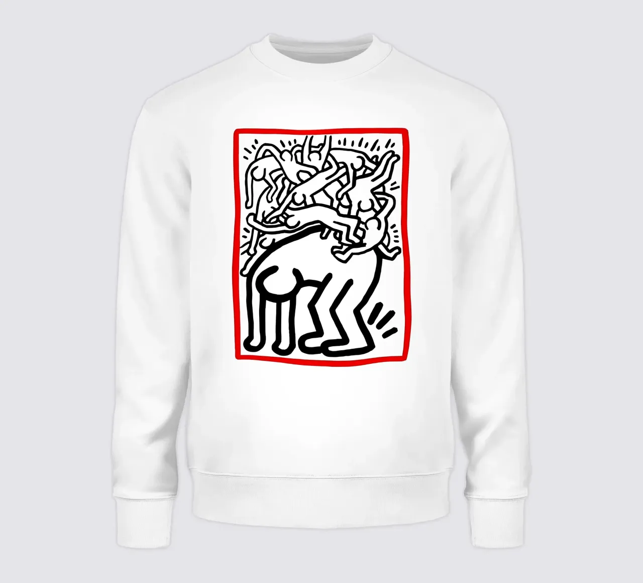 Lotta all'Aids in tutto il mondo di Keith Haring felpa da tokovictory