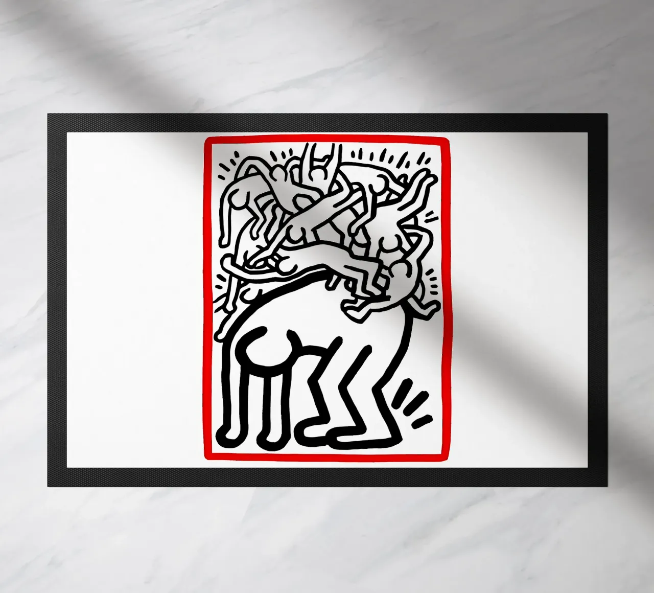 Lotta all'Aids in tutto il mondo di Keith Haring zerbino da tokovictory