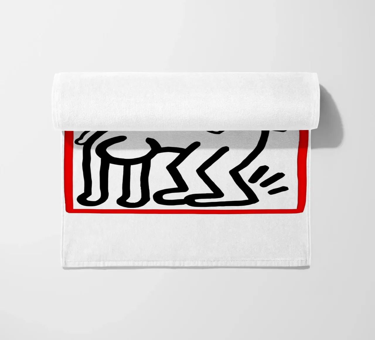 Lotta all'Aids in tutto il mondo di Keith Haring telo mare da tokovictory