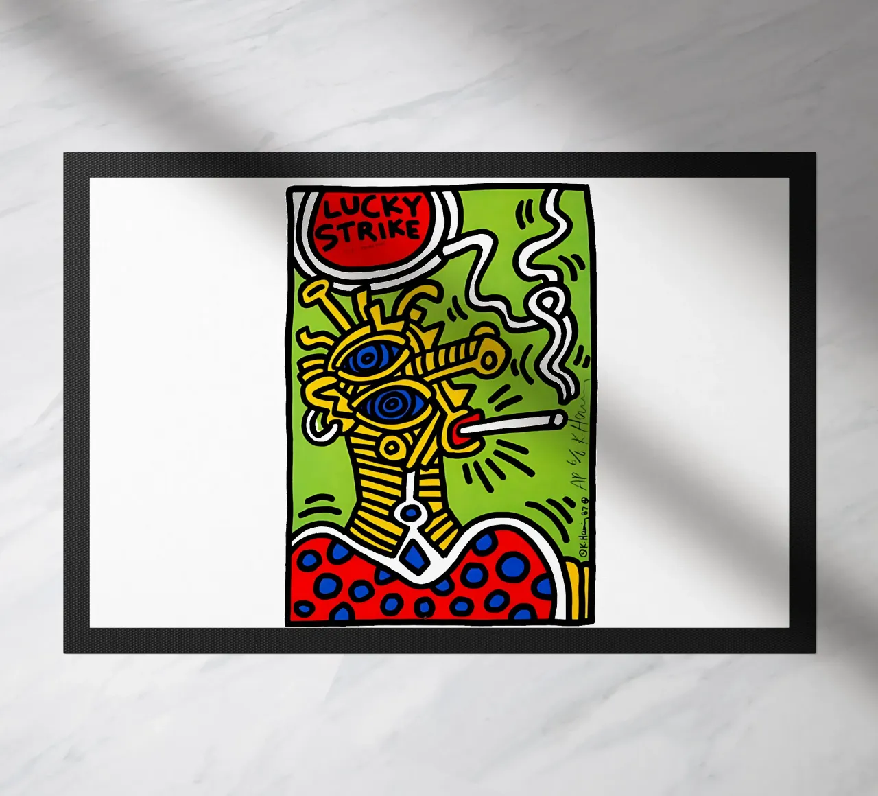 Lucky Strike di Keith Haring zerbino da tokovictory