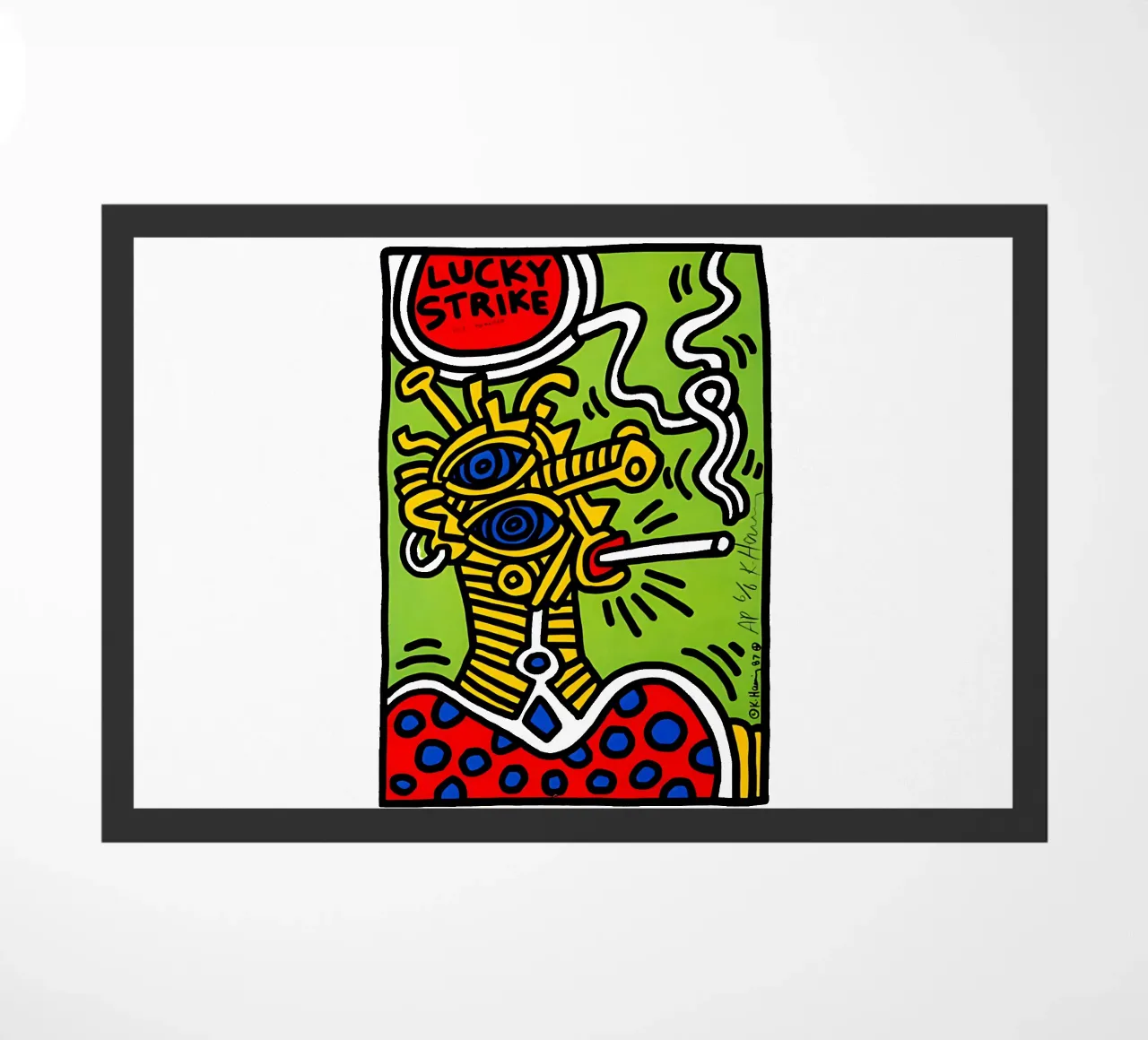 Lucky Strike di Keith Haring zerbino da tokovictory