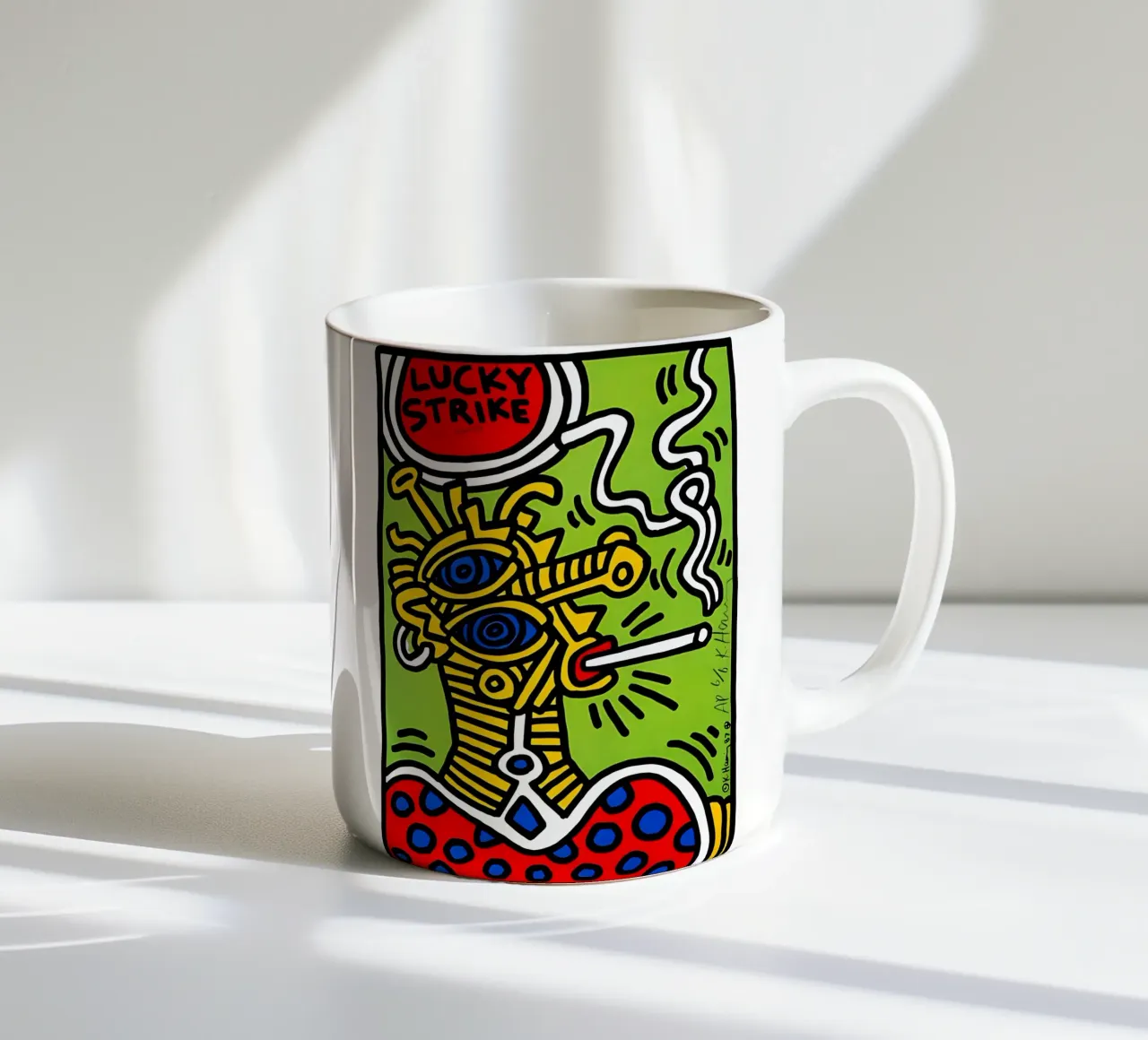 Lucky Strike di Keith Haring tazza in ceramica da tokovictory