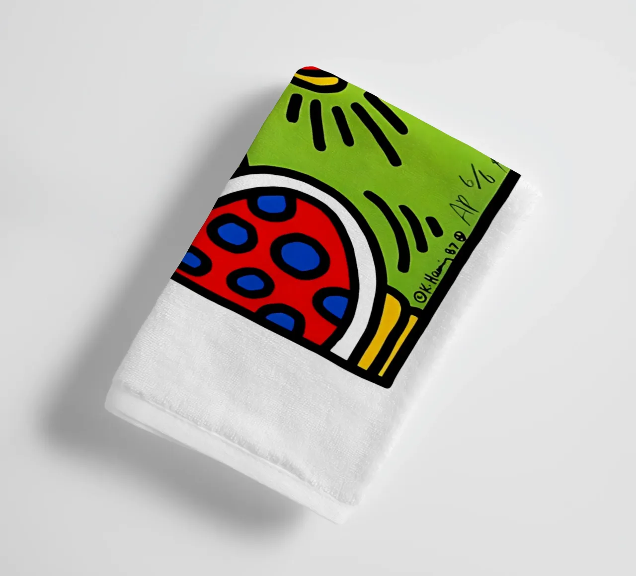 Lucky Strike di Keith Haring asciugamano da bagno da tokovictory