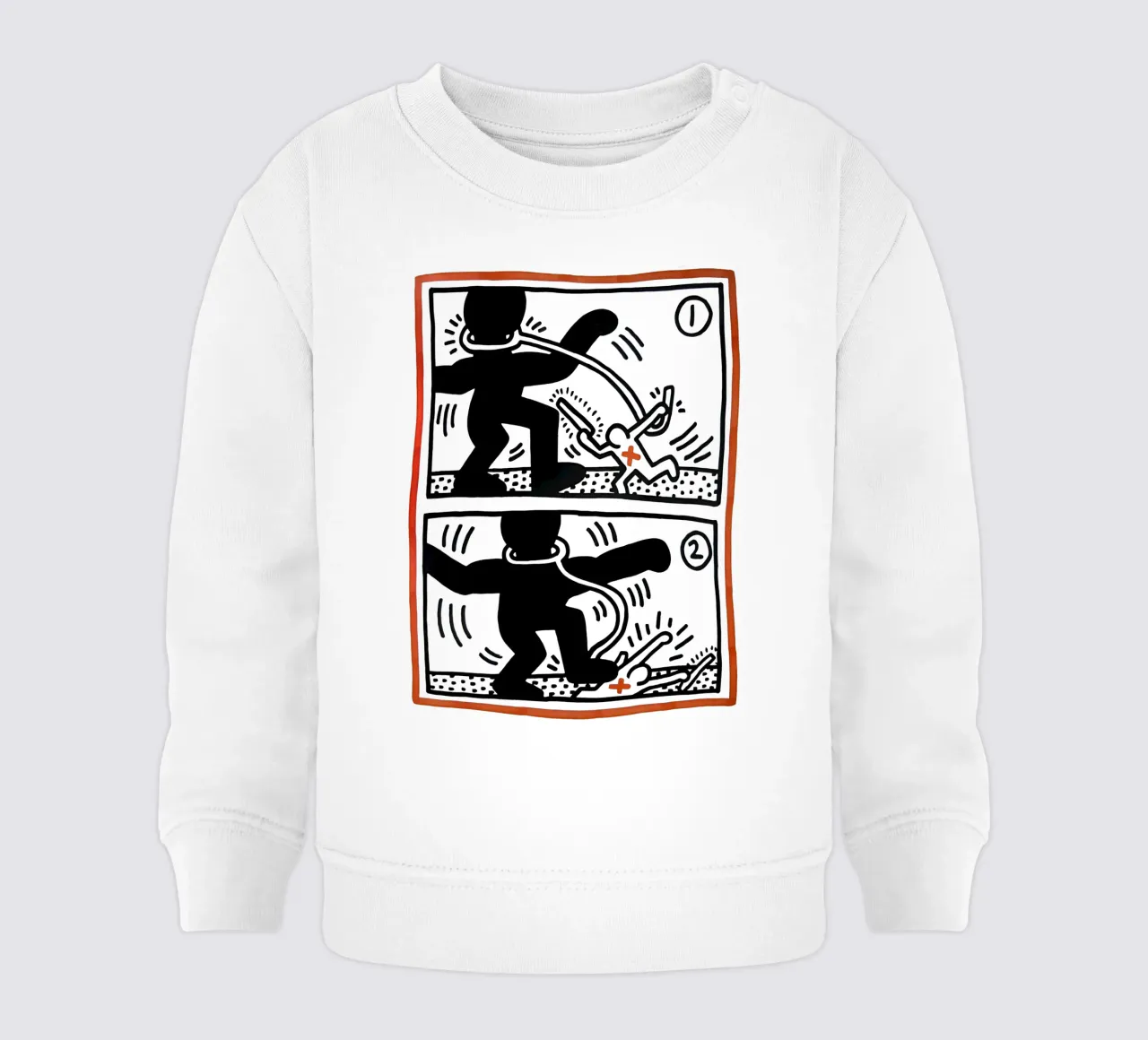 Sudáfrica libre de Keith Haring sudadera de bebé de tokovictory