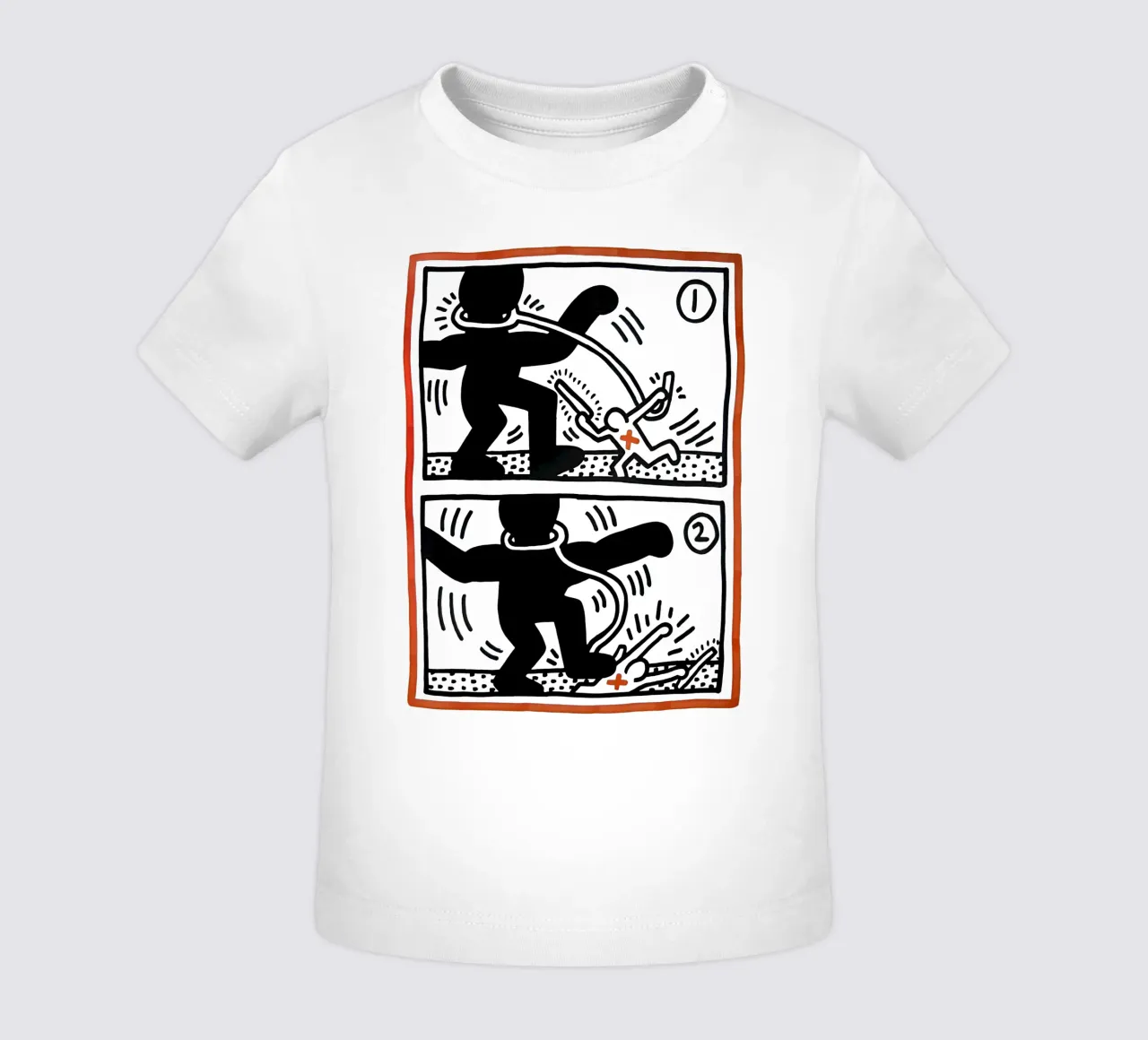 Sudafrica libero di Keith Haring maglietta neonato da tokovictory