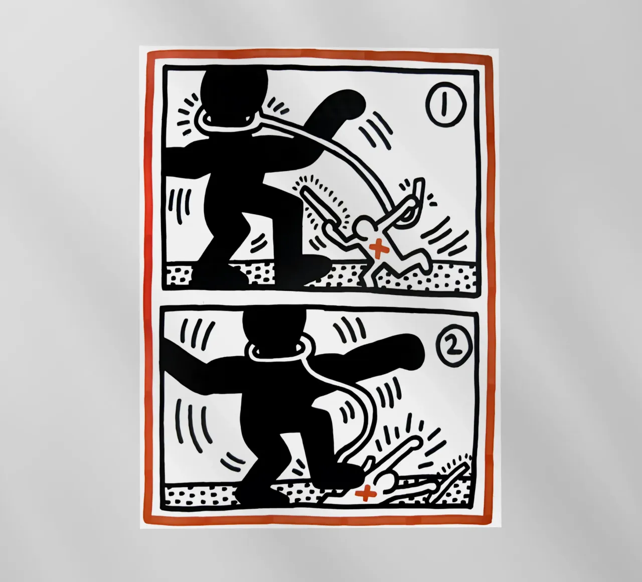 Sudafrica libero di Keith Haring pellicola backlit da tokovictory