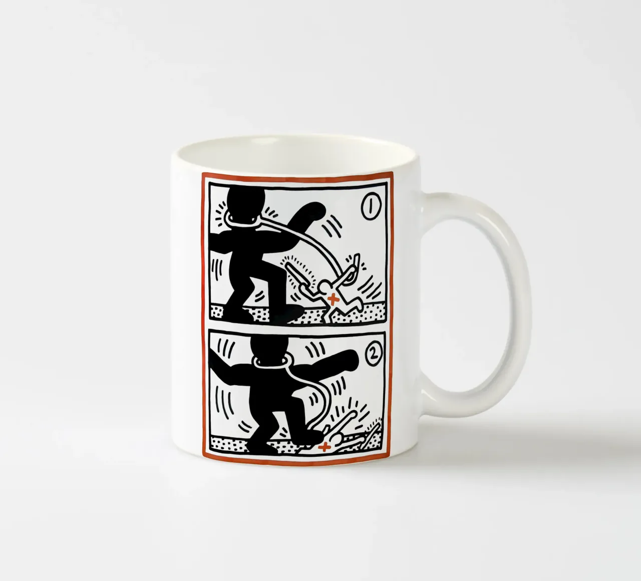Sudafrica libero di Keith Haring tazza in ceramica da tokovictory