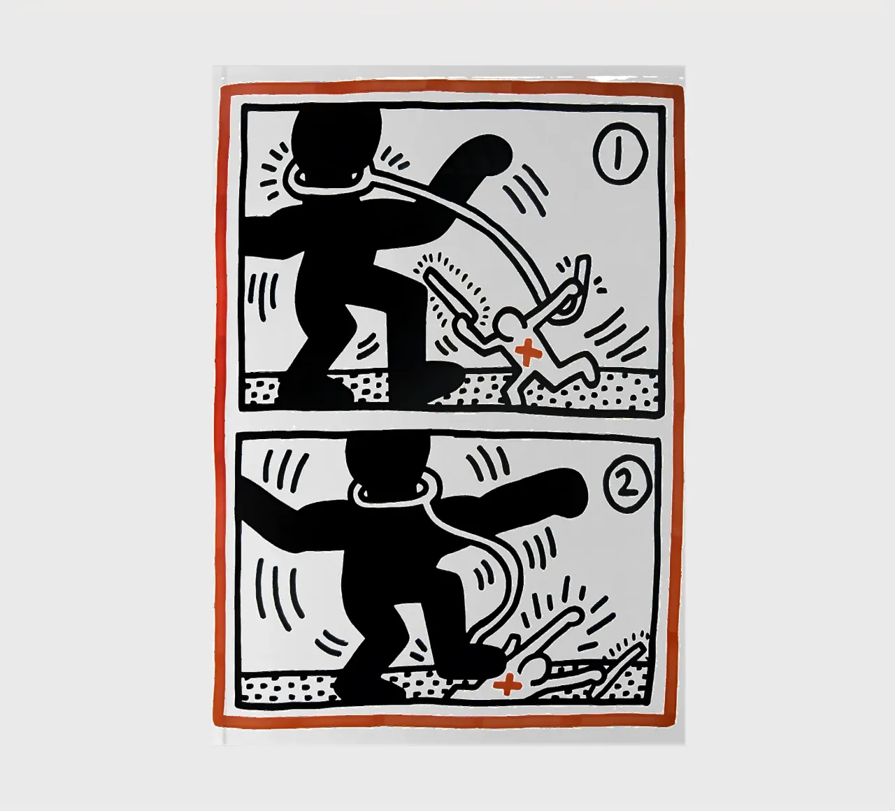 Afrique du Sud libre par Keith Haring carnet de notes de tokovictory