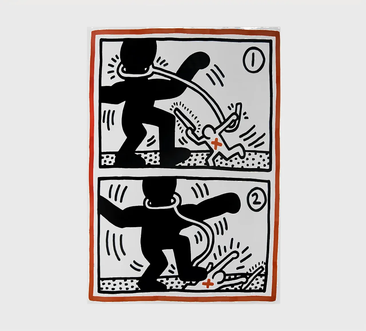 Afrique du Sud libre par Keith Haring carnet de notes de tokovictory