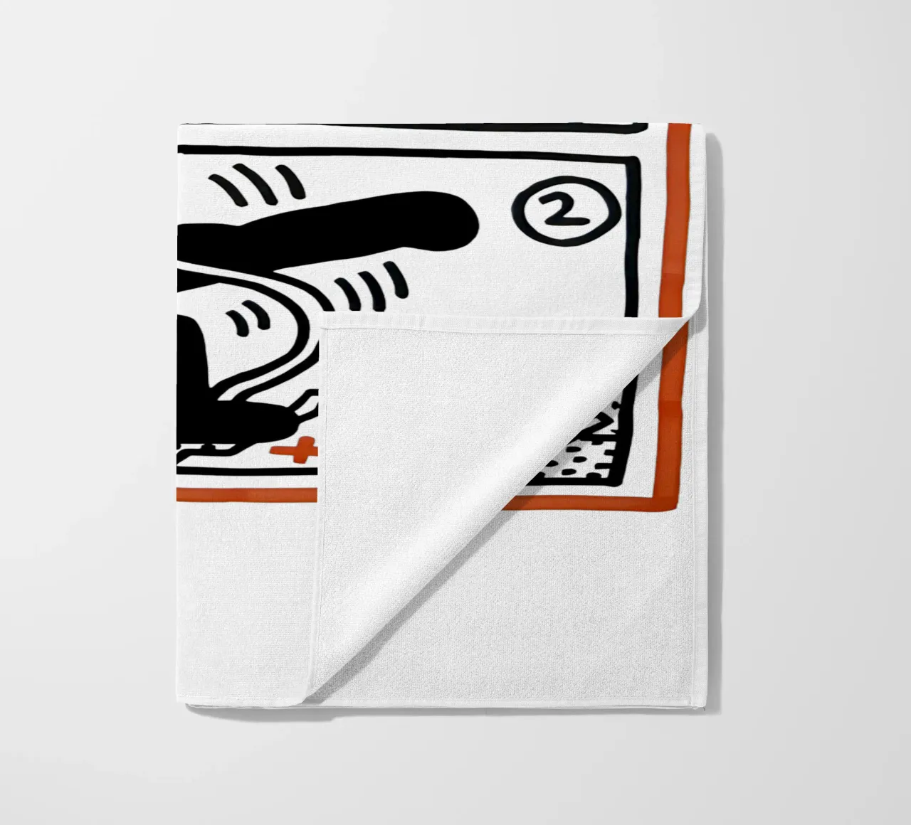Sudafrica libero di Keith Haring telo mare da tokovictory