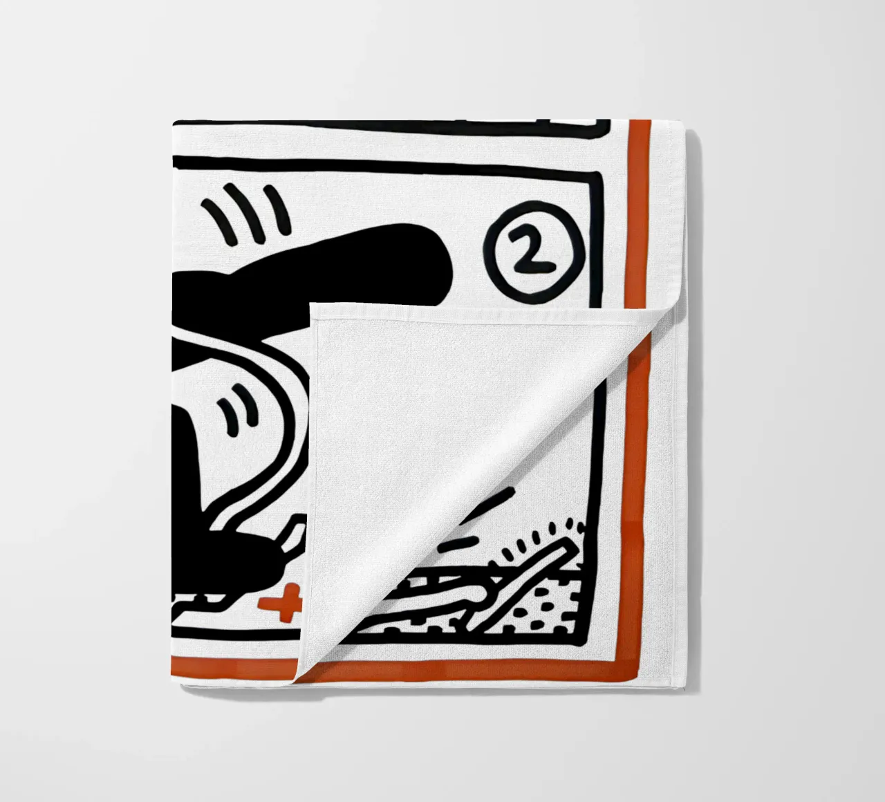 Sudafrica libero di Keith Haring telo mare da tokovictory