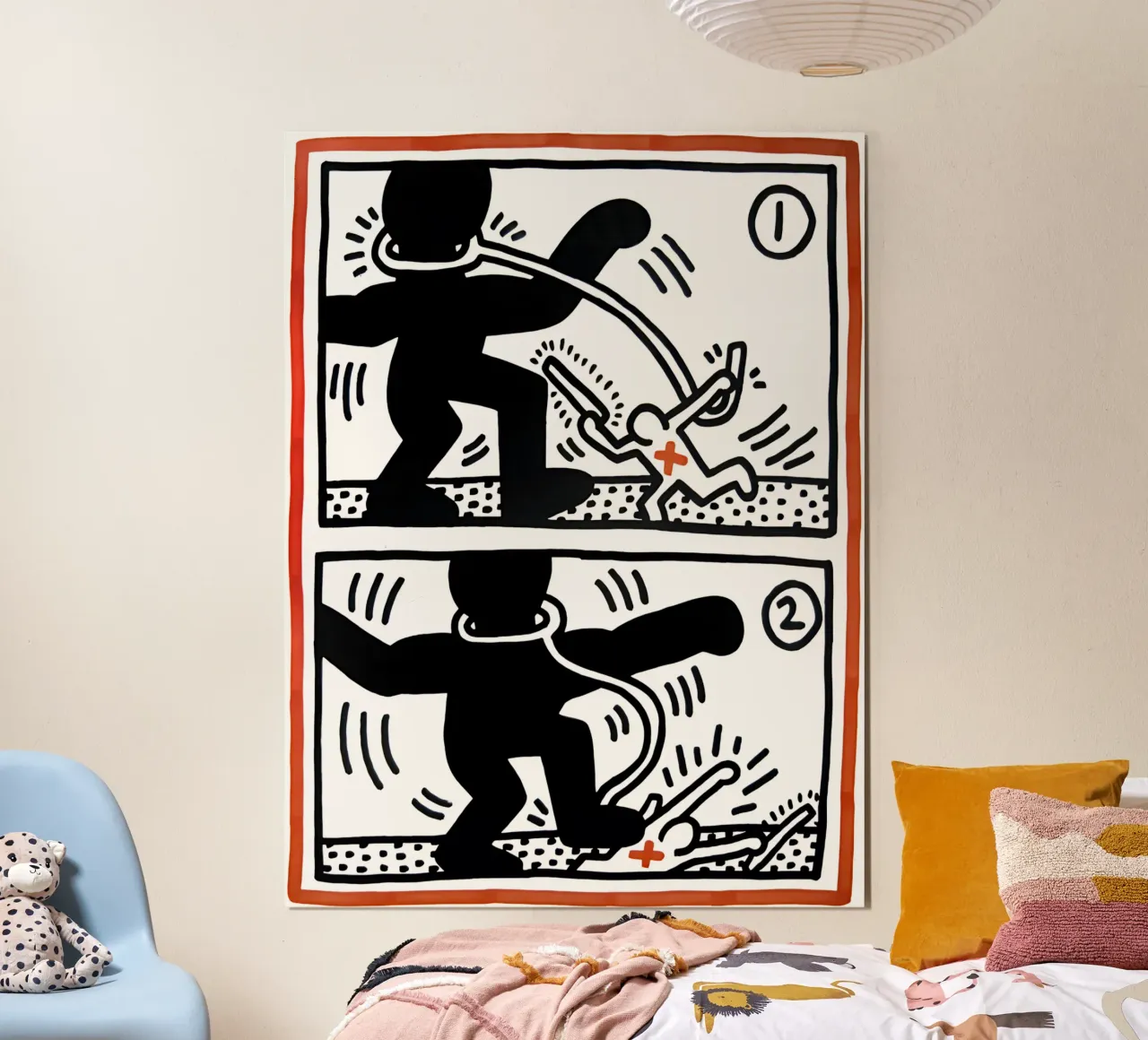 Afrique du Sud libre par Keith Haring hahnemühle de tokovictory
