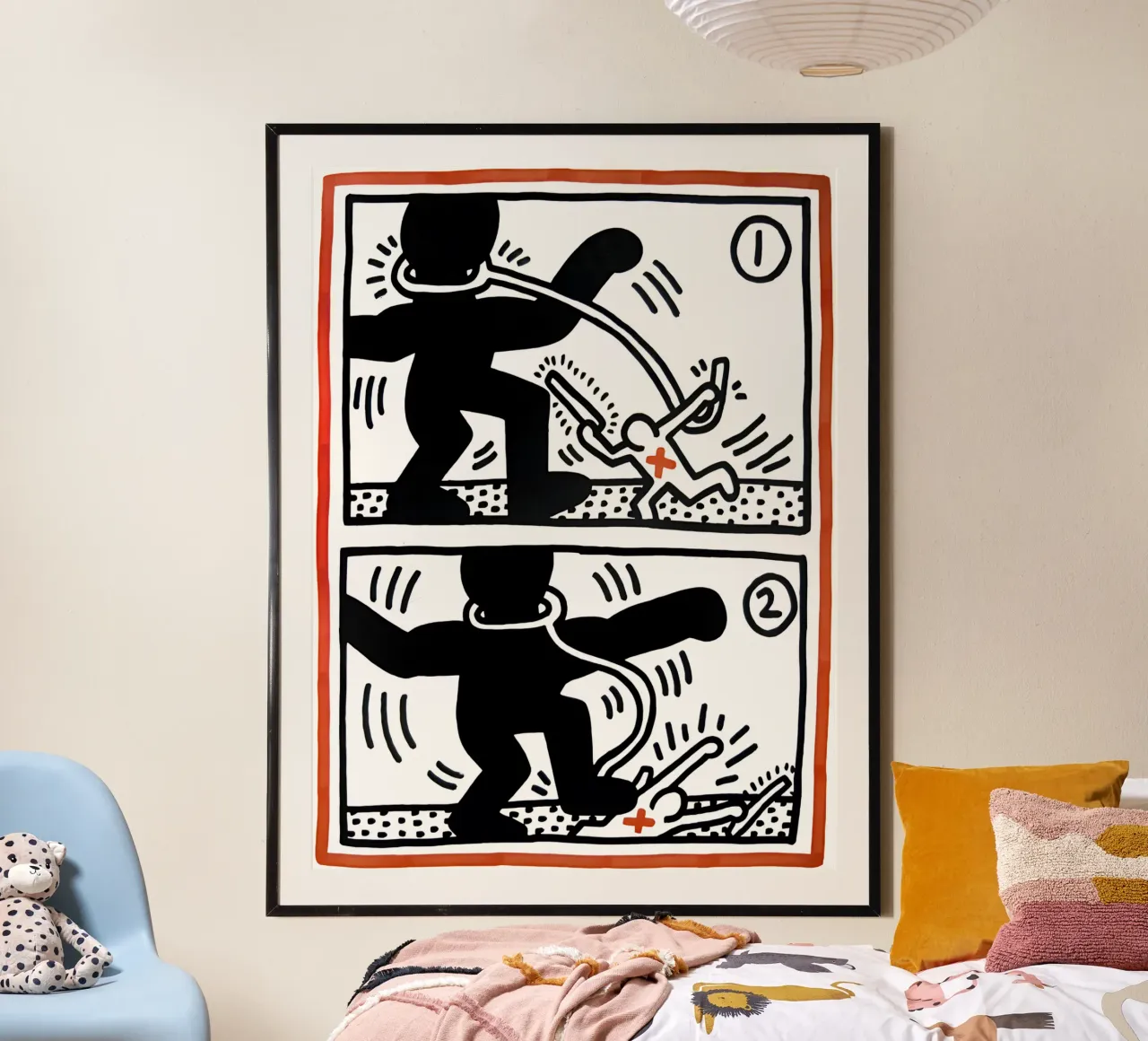 Afrique du Sud libre par Keith Haring hahnemühle de tokovictory