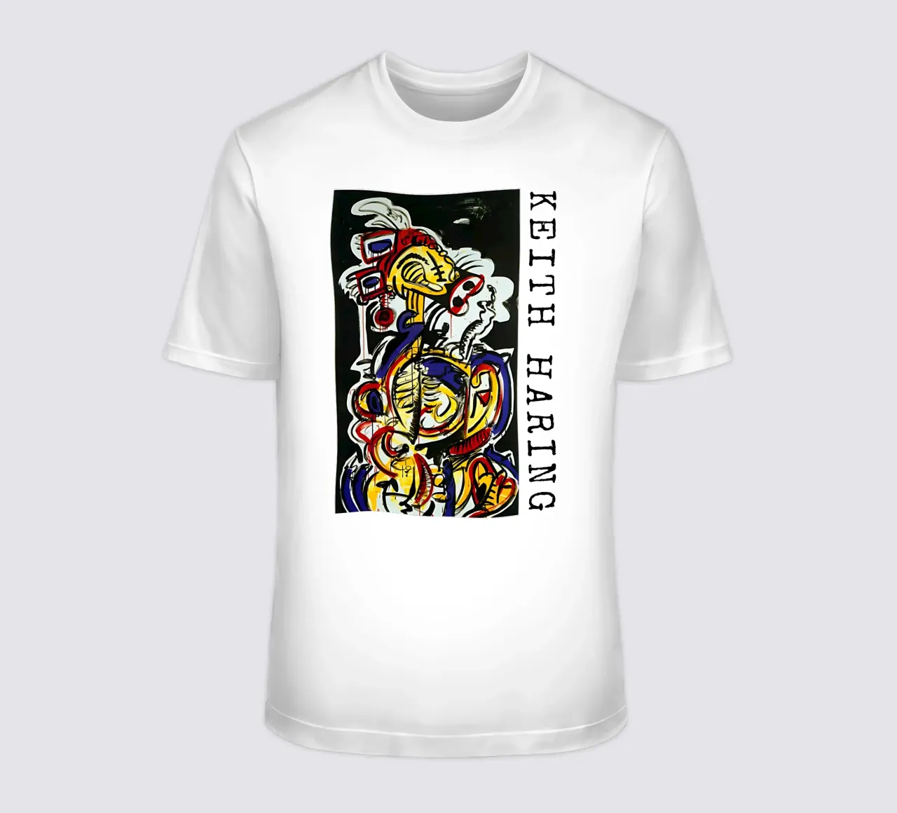 Rosso-giallo-blu n. 15 di Keith Haring t-shirt da tokovictory