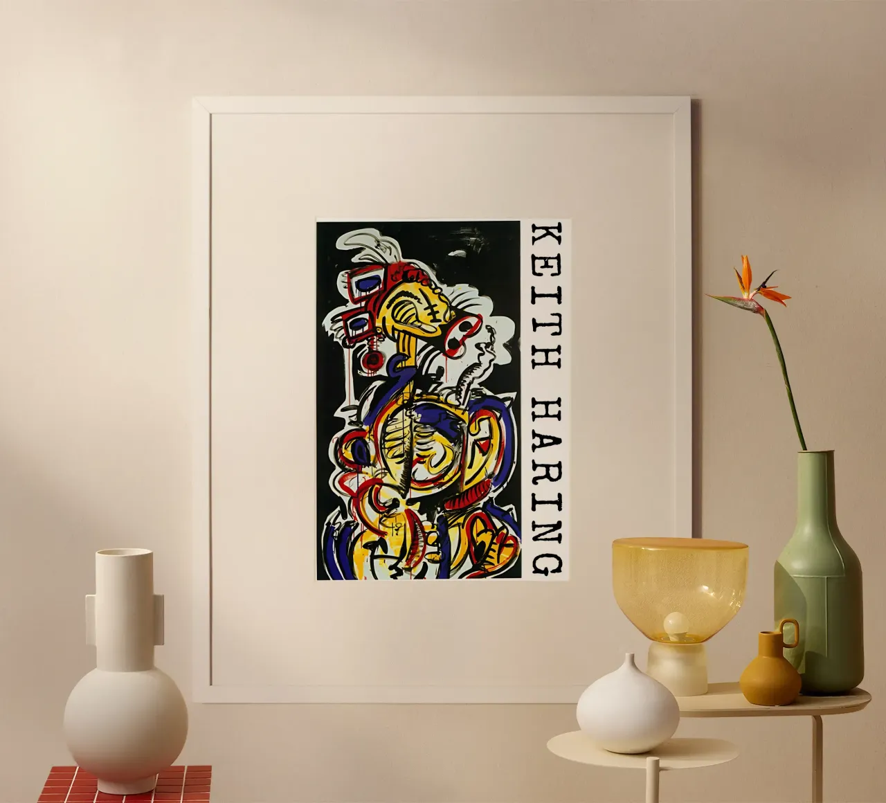 Rouge-Jaune-Bleu n° 15 de Keith Haring hahnemühle de tokovictory