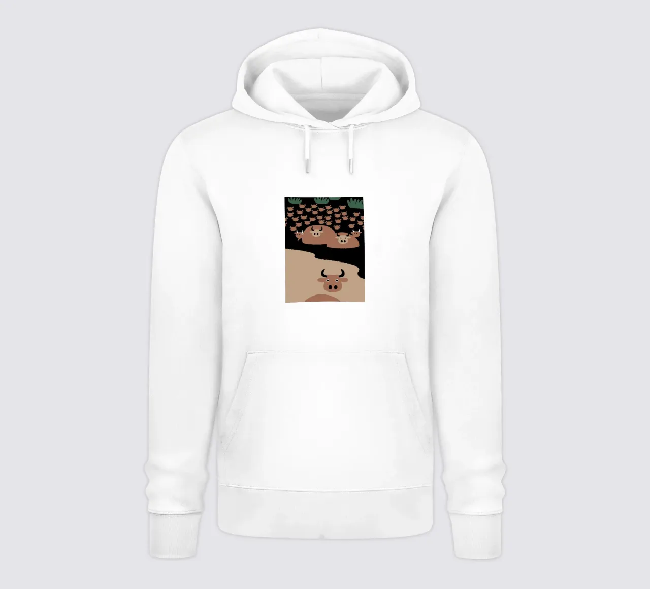 Raccolta di bestiame felpa con cappuccio da TRENDY POSTER SHOP