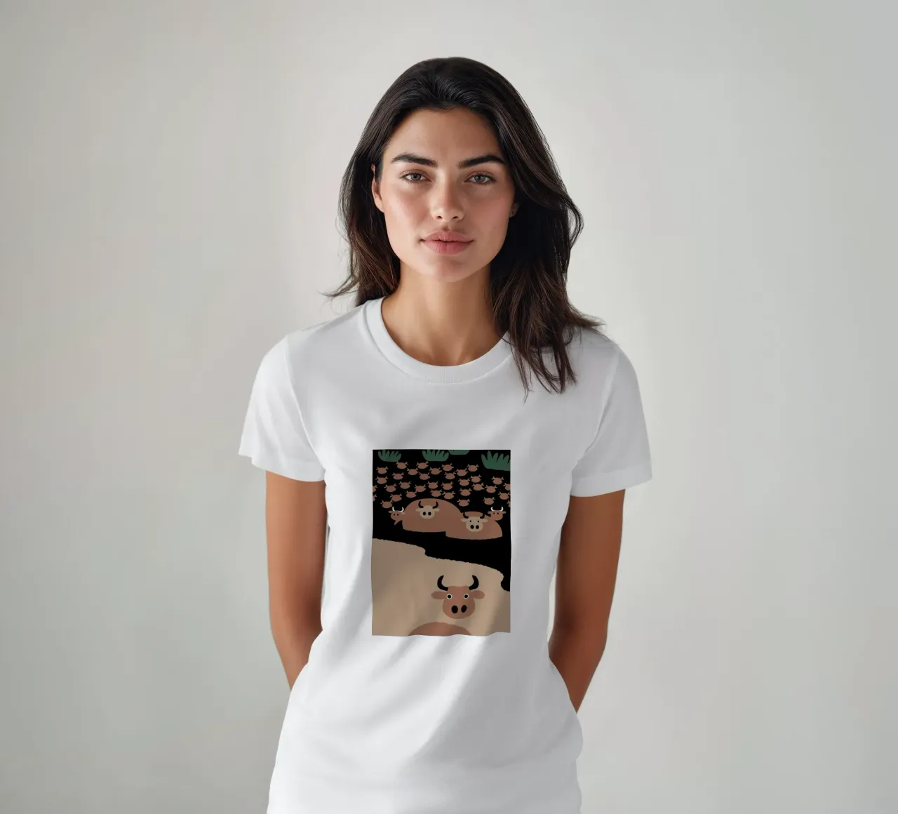 Raccolta di bestiame t-shirt da TRENDY POSTER SHOP
