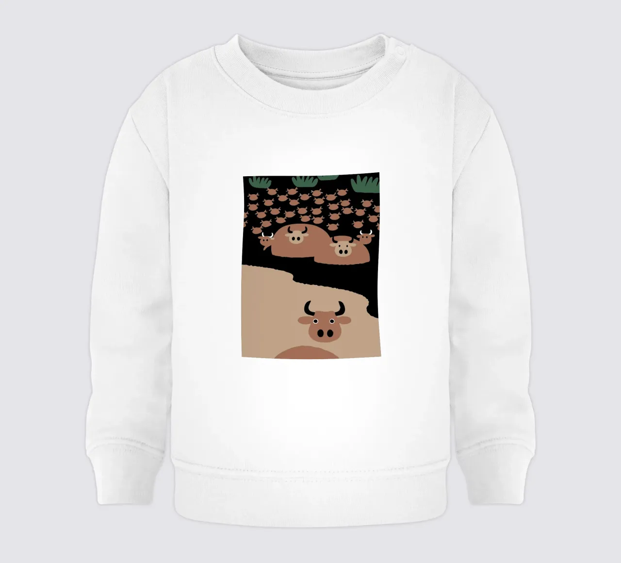 Raccolta di bestiame felpa neonato da TRENDY POSTER SHOP