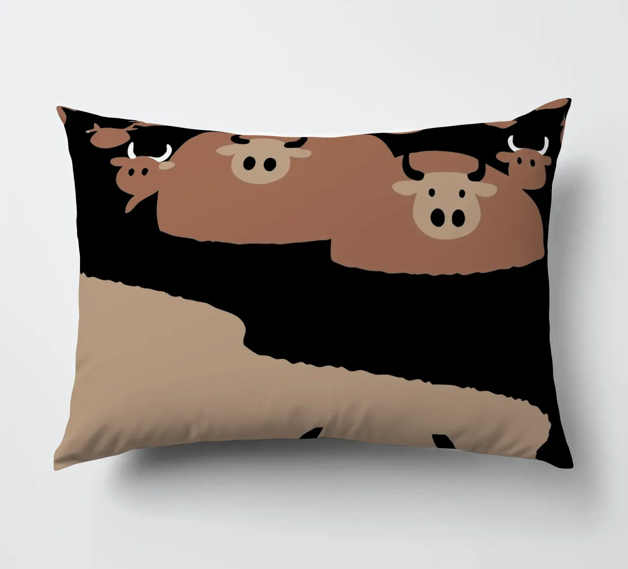 Raccolta di bestiame cuscino da TRENDY POSTER SHOP