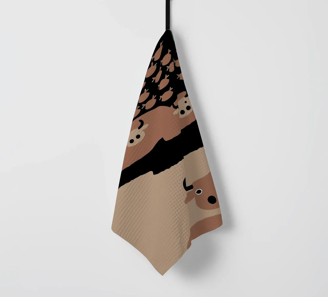 Raccolta di bestiame canovaccio da cucina da TRENDY POSTER SHOP