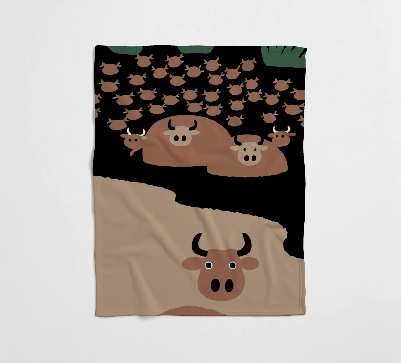 Raccolta di bestiame coperta in pile da TRENDY POSTER SHOP