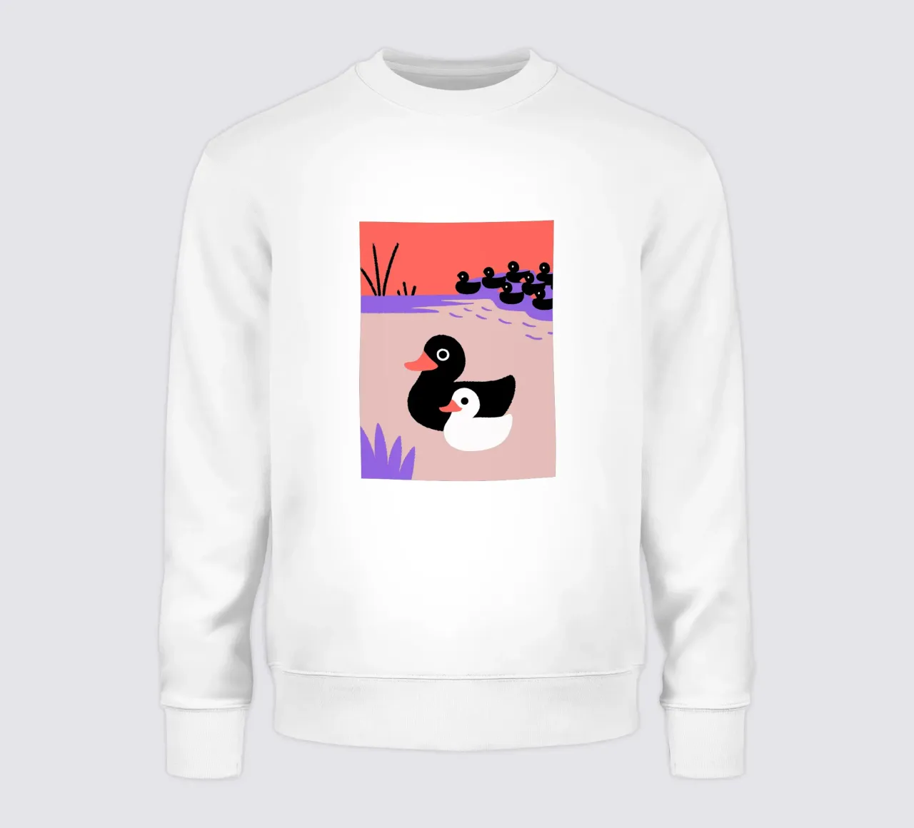 Un branco di anatre felpa da TRENDY POSTER SHOP