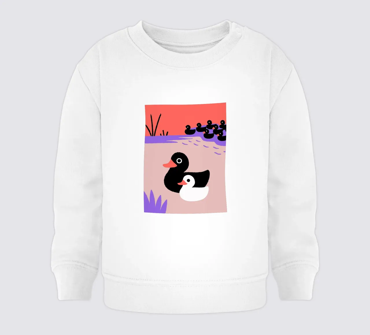 Un branco di anatre felpa neonato da TRENDY POSTER SHOP