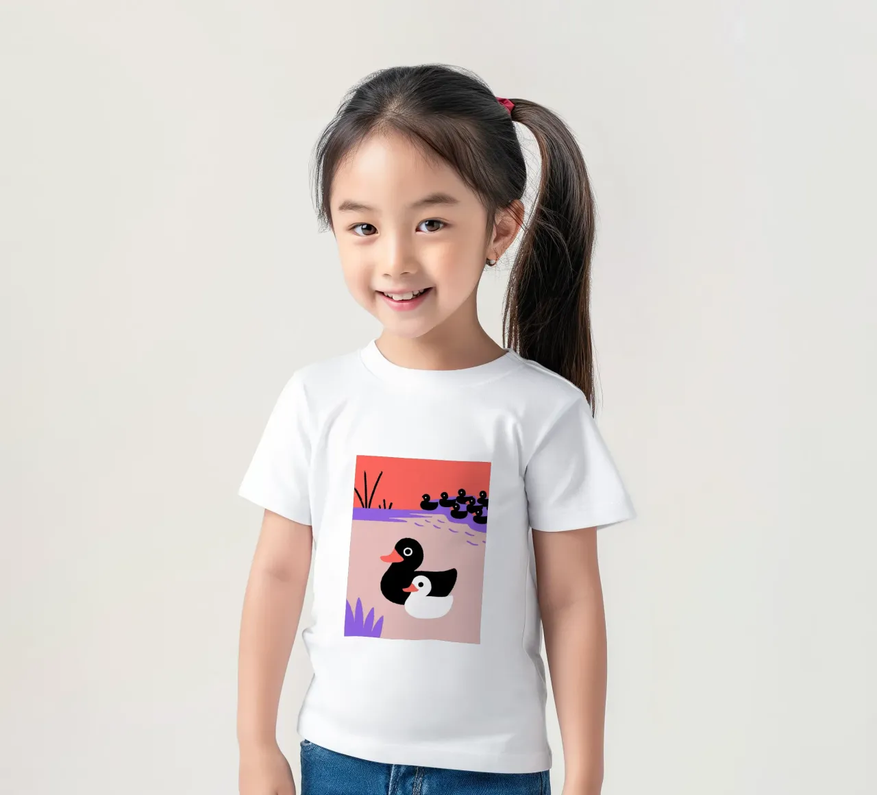 A Bunch of Ducks kids t-shirt by TRENDY POSTER SHOP