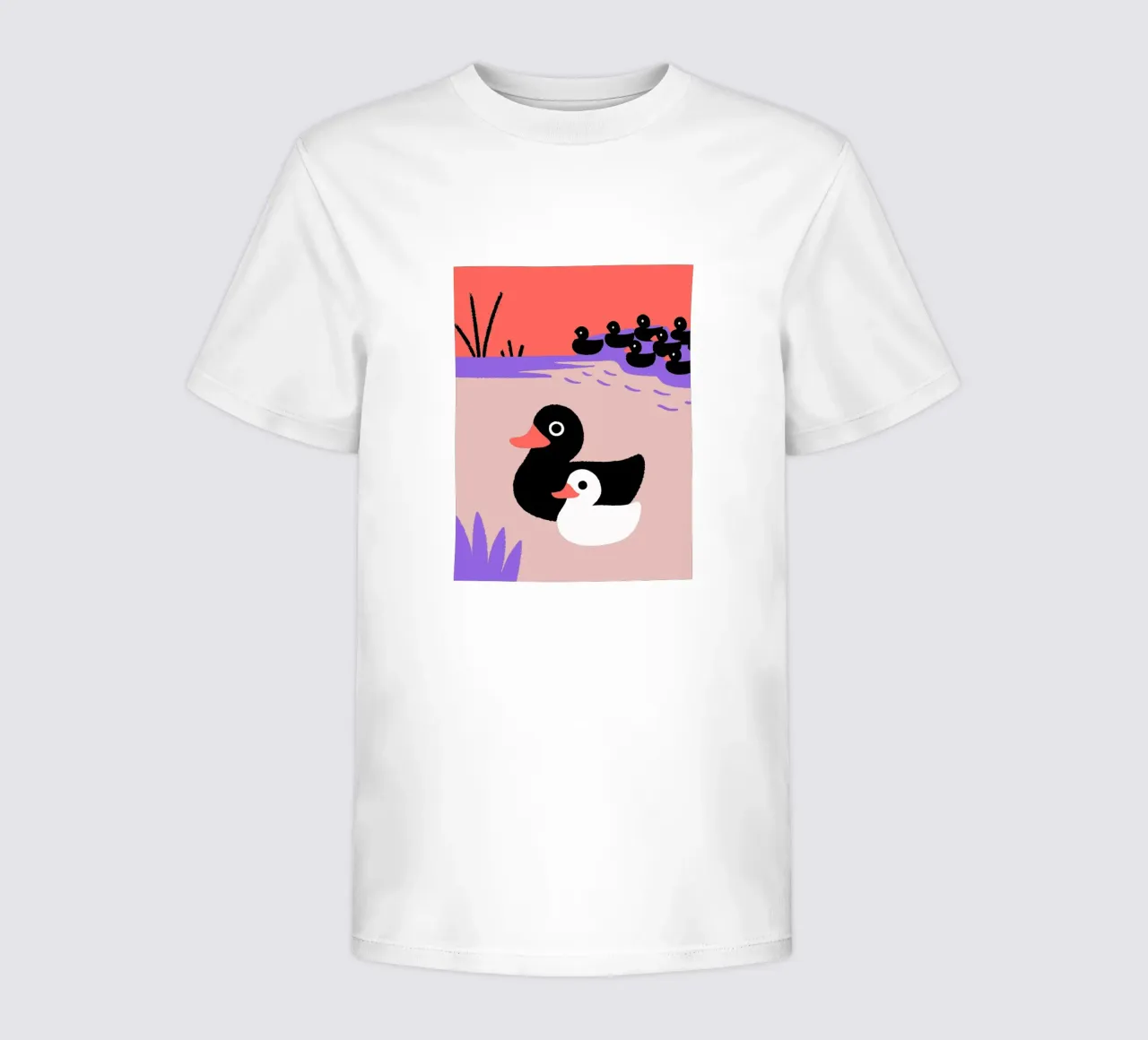 A Bunch of Ducks kids t-shirt by TRENDY POSTER SHOP