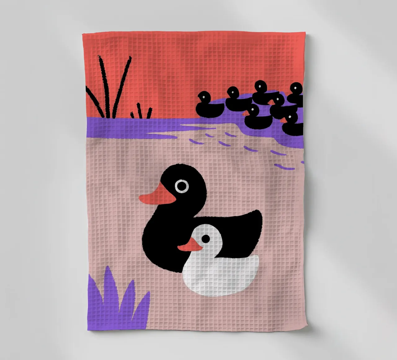 Un branco di anatre canovaccio da cucina da TRENDY POSTER SHOP