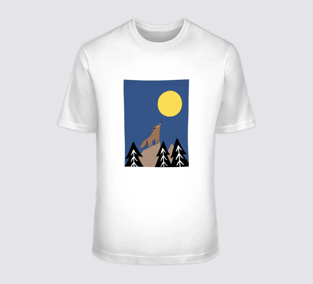 Lupi a mezzanotte t-shirt da TRENDY POSTER SHOP