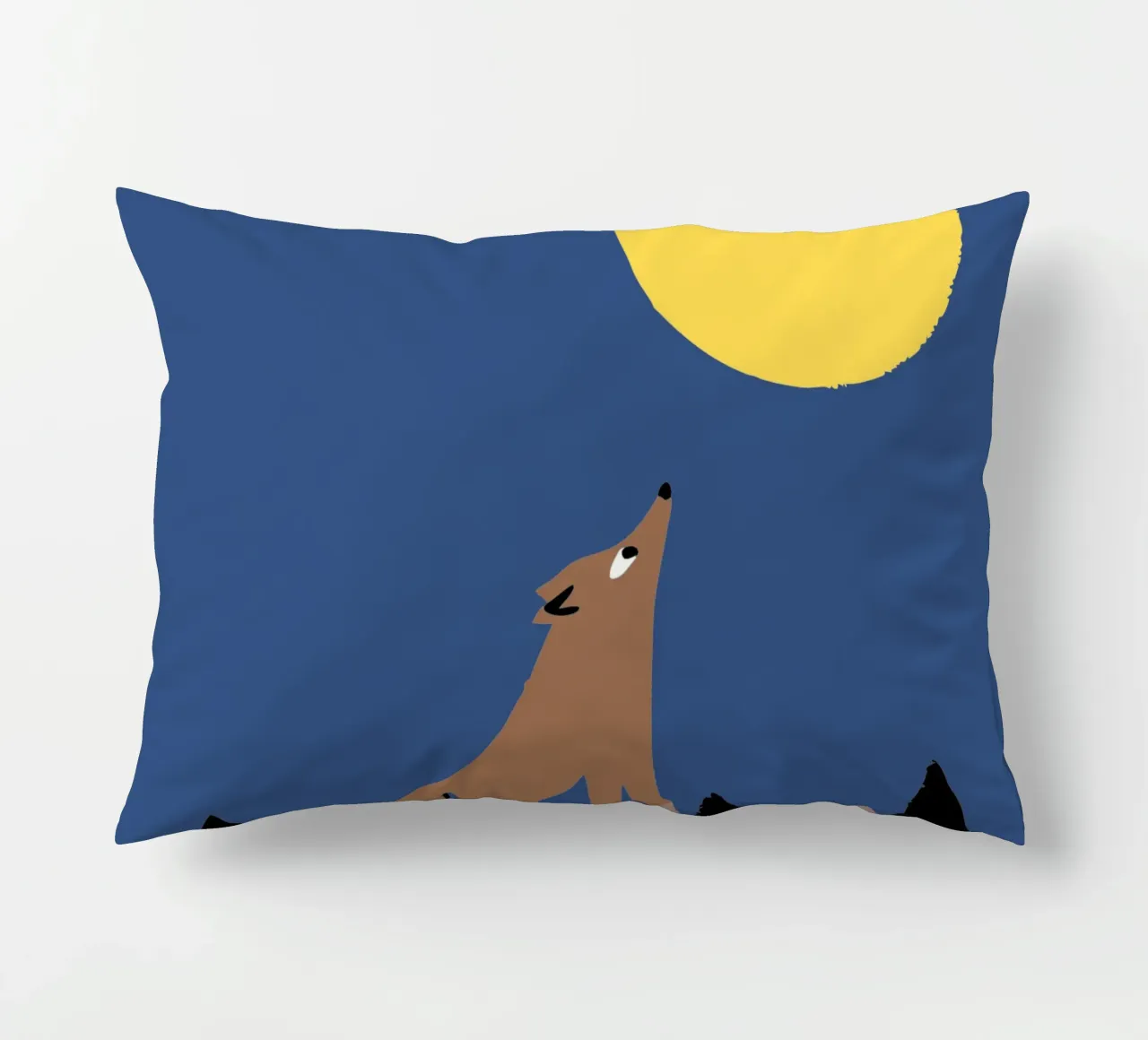 Lupi a mezzanotte cuscino da TRENDY POSTER SHOP