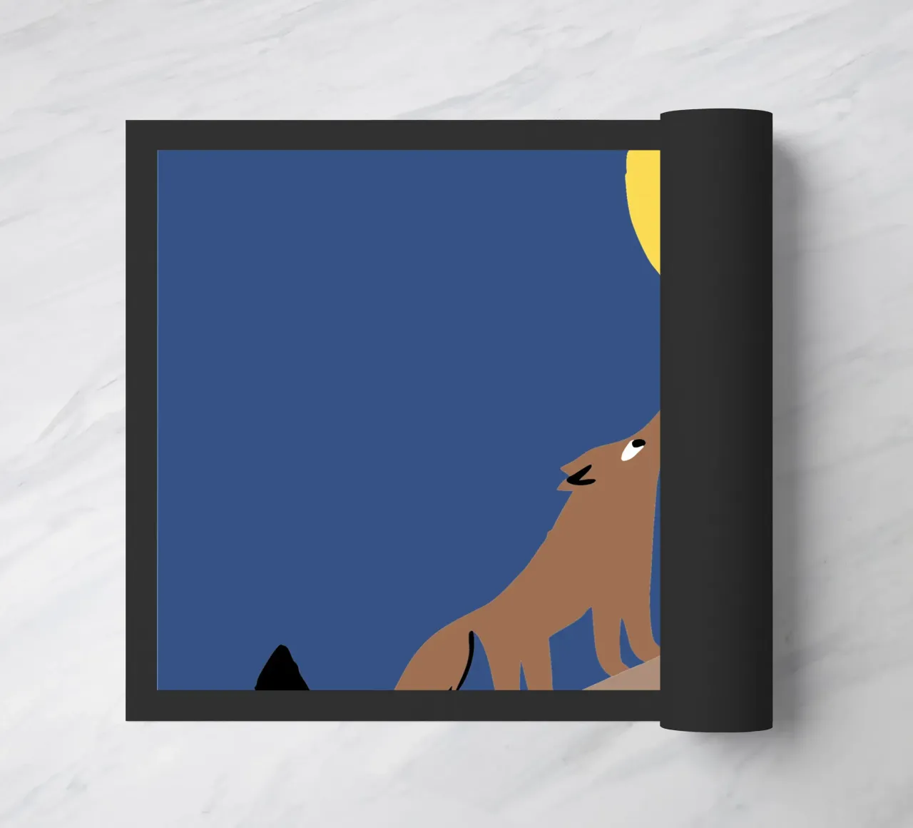 Lupi a mezzanotte zerbino da TRENDY POSTER SHOP