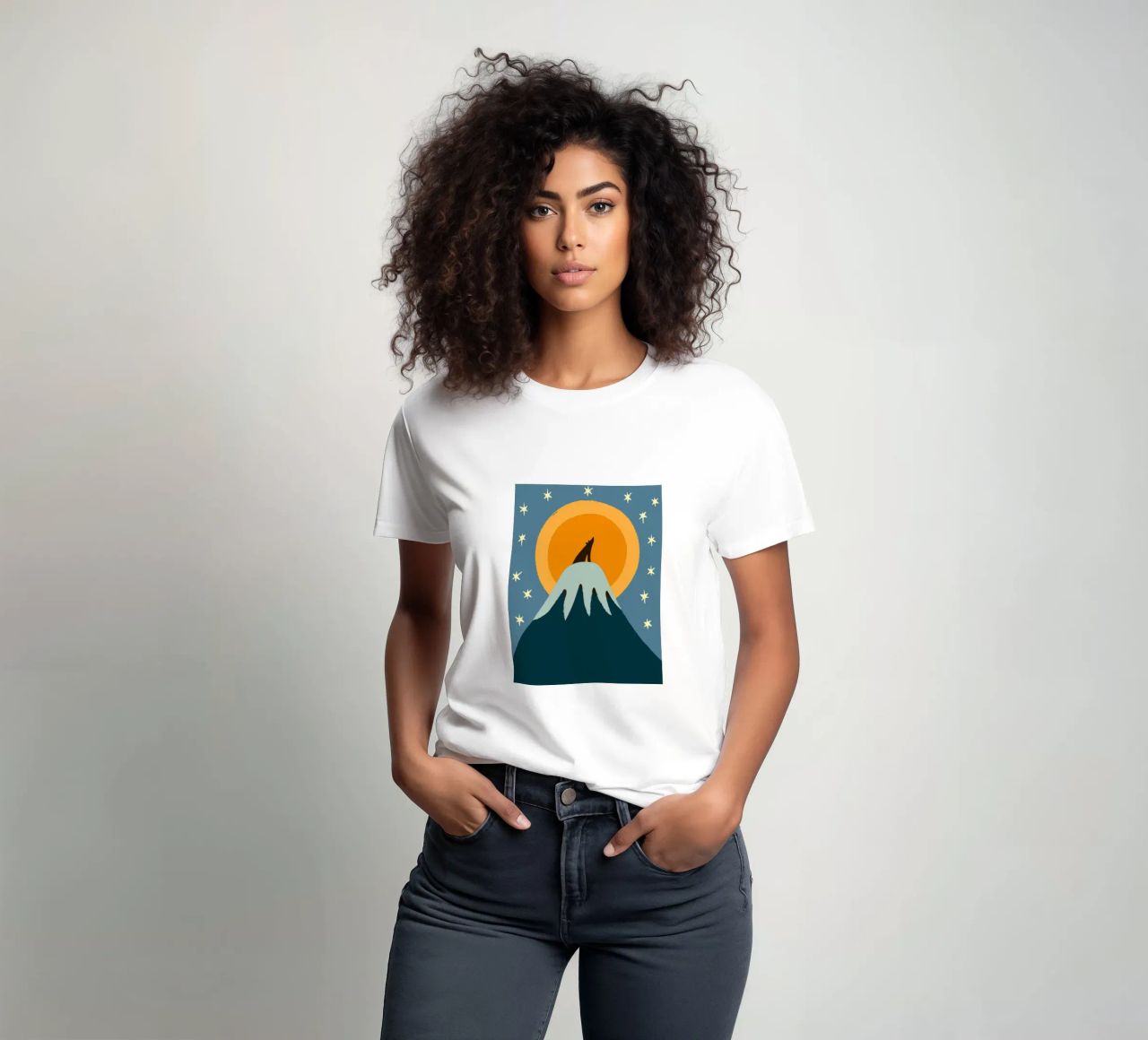 Lupi a mezzanotte t-shirt da UNIQUE SHOP