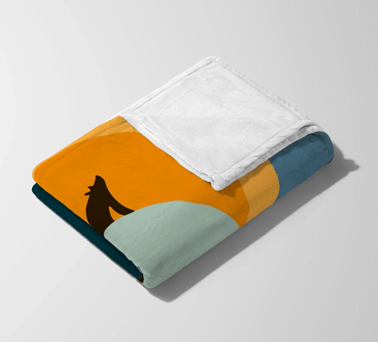Lupi a mezzanotte coperta in pile da UNIQUE SHOP
