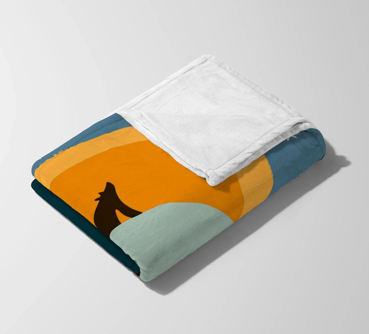 Lupi a mezzanotte coperta in pile da UNIQUE SHOP
