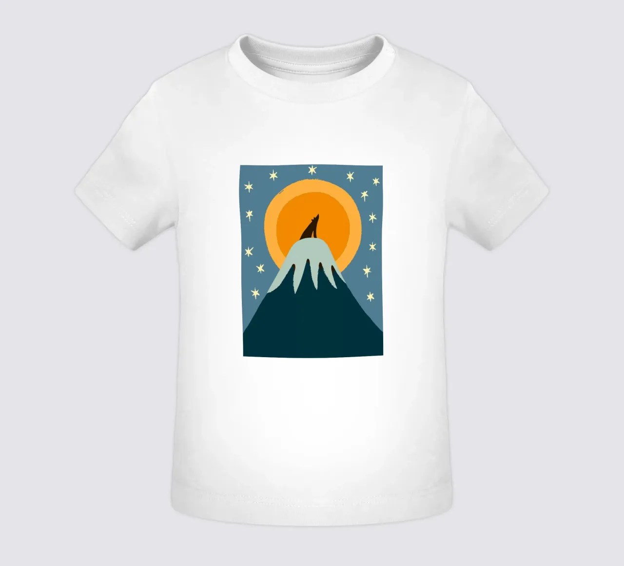 Lupi a mezzanotte maglietta neonato da TRENDY POSTER SHOP