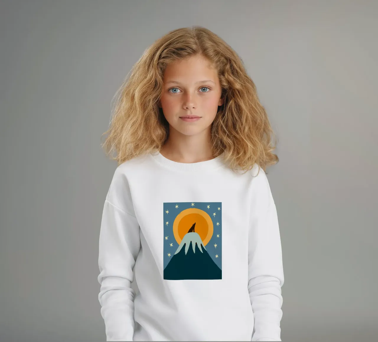 Lupi a mezzanotte felpa bambino da TRENDY POSTER SHOP