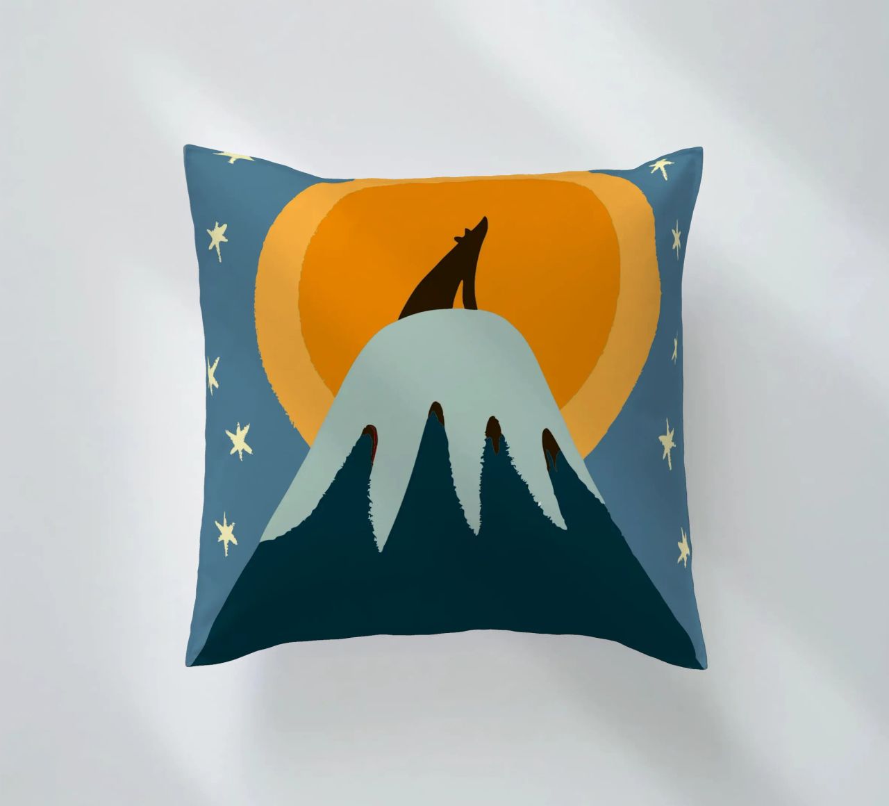 Lupi a mezzanotte cuscino da UNIQUE SHOP