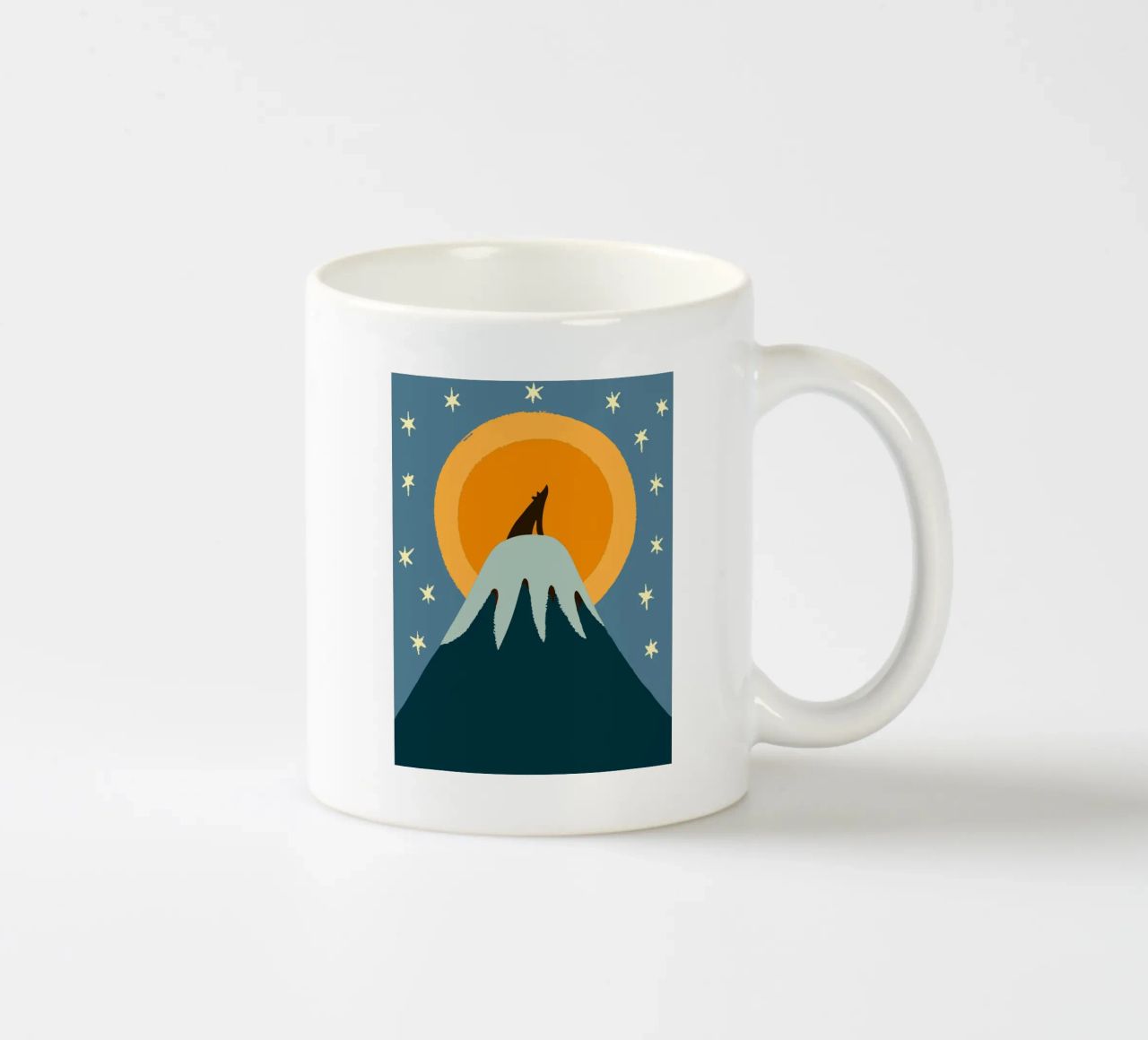 Lupi a mezzanotte tazza in ceramica da UNIQUE SHOP