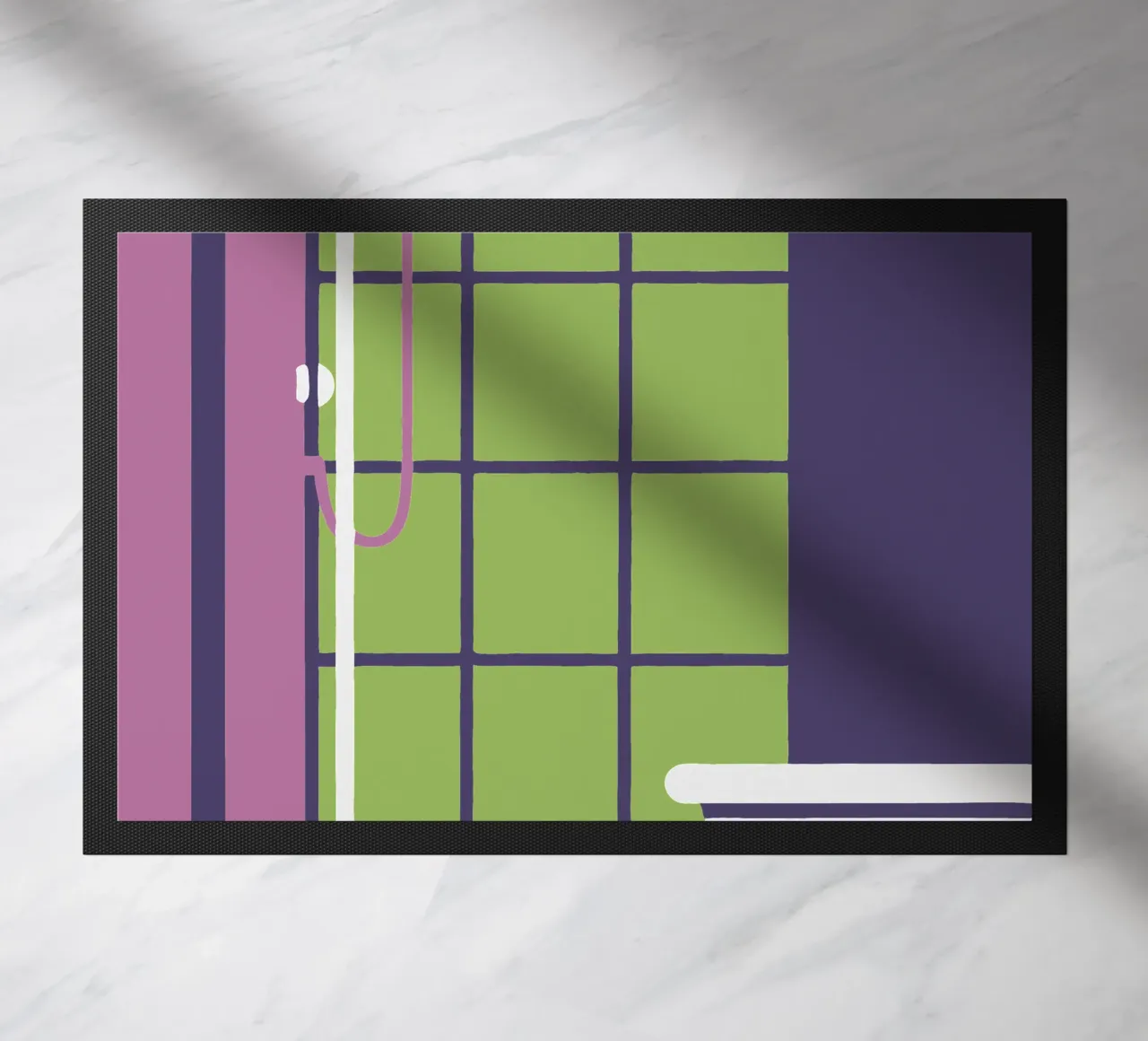 Douche deurmat van TRENDY POSTER SHOP