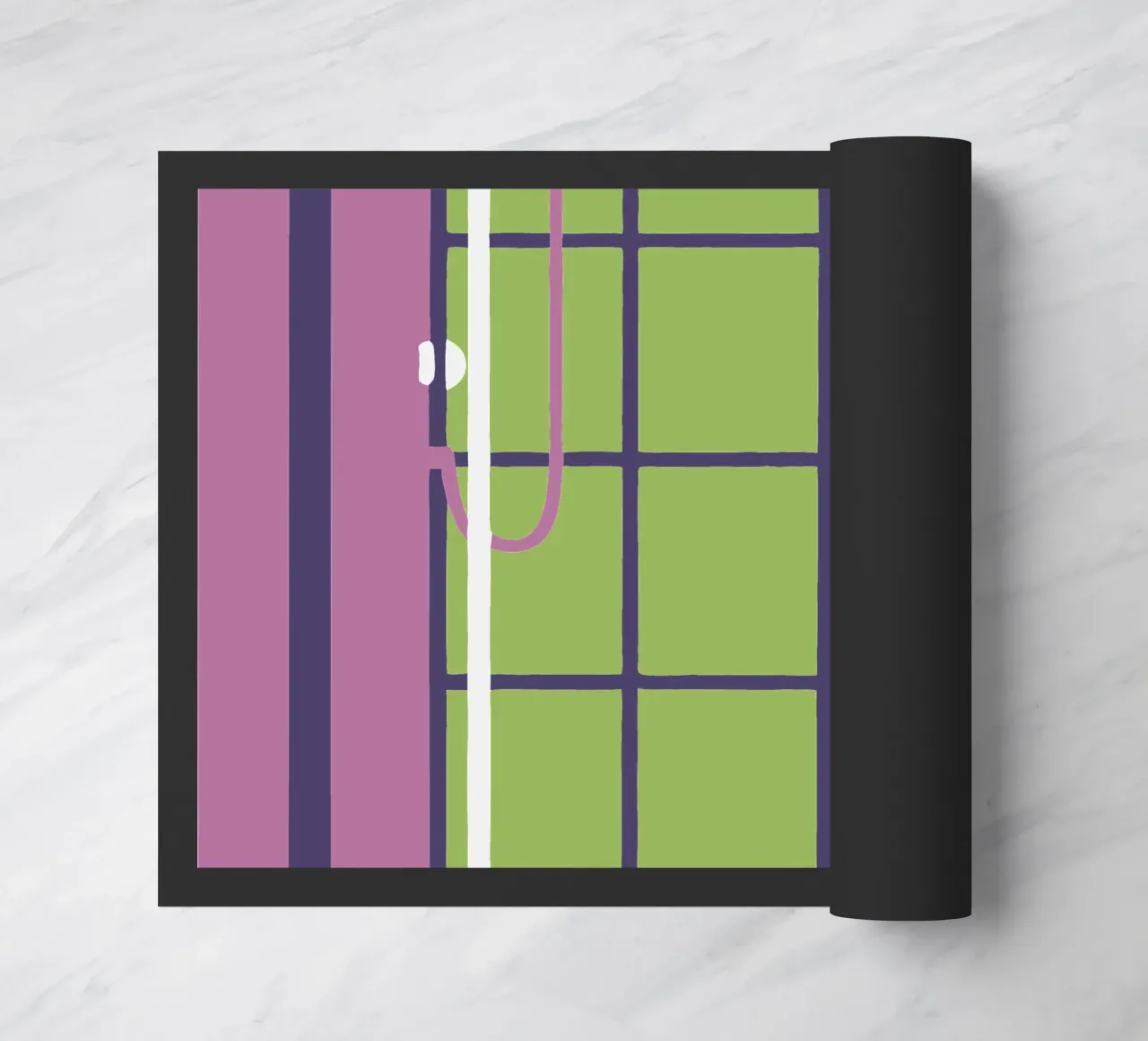 Douche deurmat van TRENDY POSTER SHOP