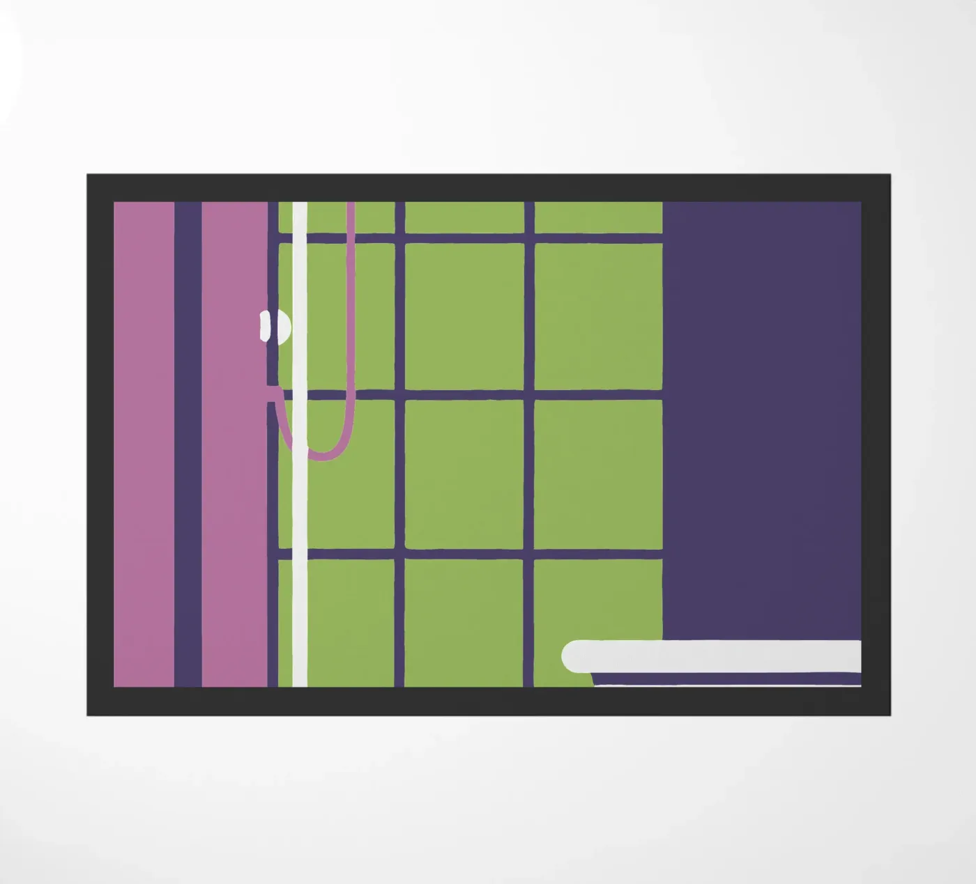 Dusche Fußmatte von TRENDY POSTER SHOP