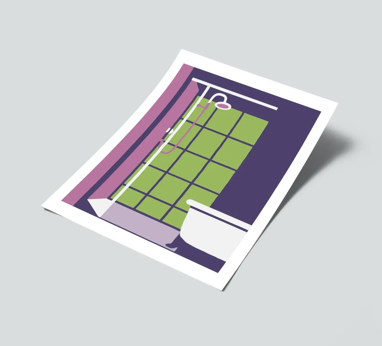 Shower sticker sheet by TRENDY POSTER SHOP