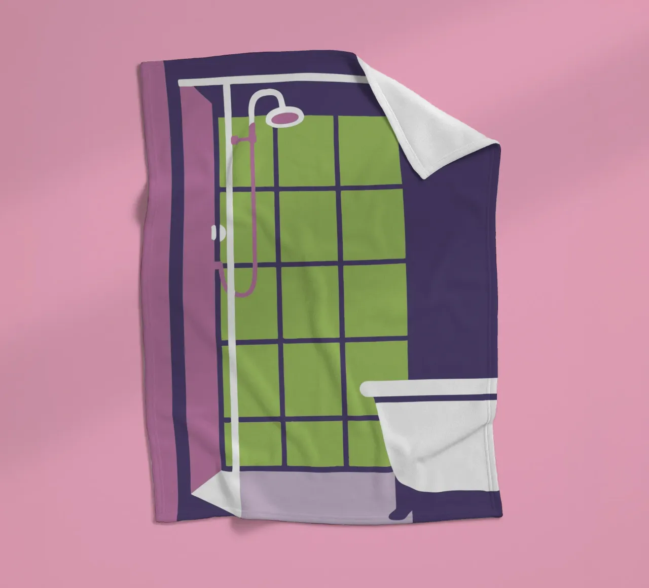 Douche fleecedeken van TRENDY POSTER SHOP