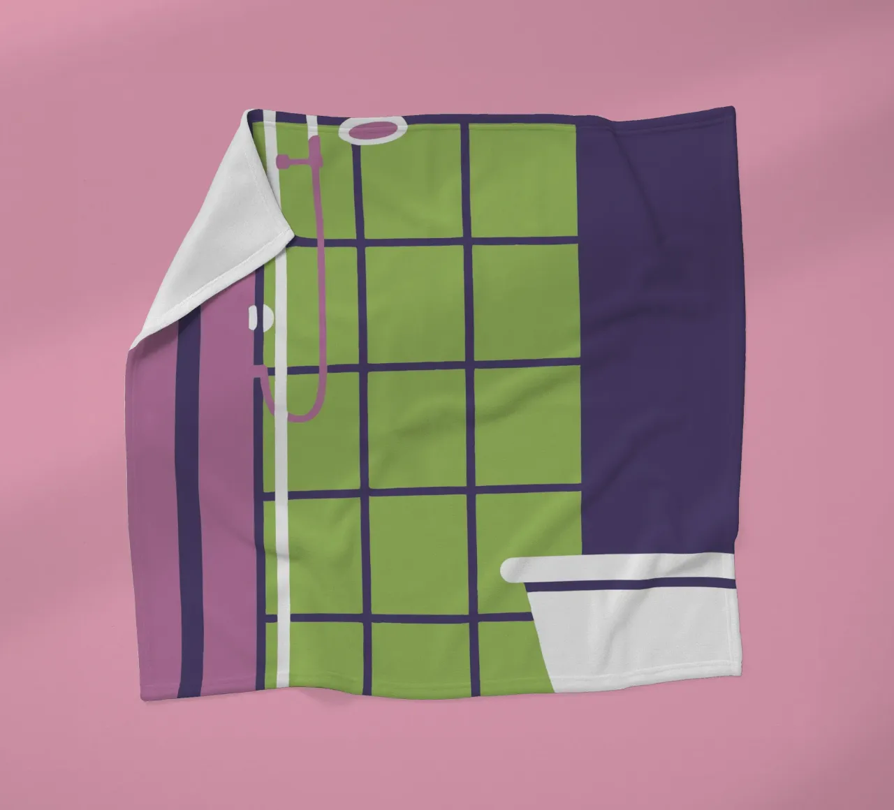 Douche fleecedeken van TRENDY POSTER SHOP